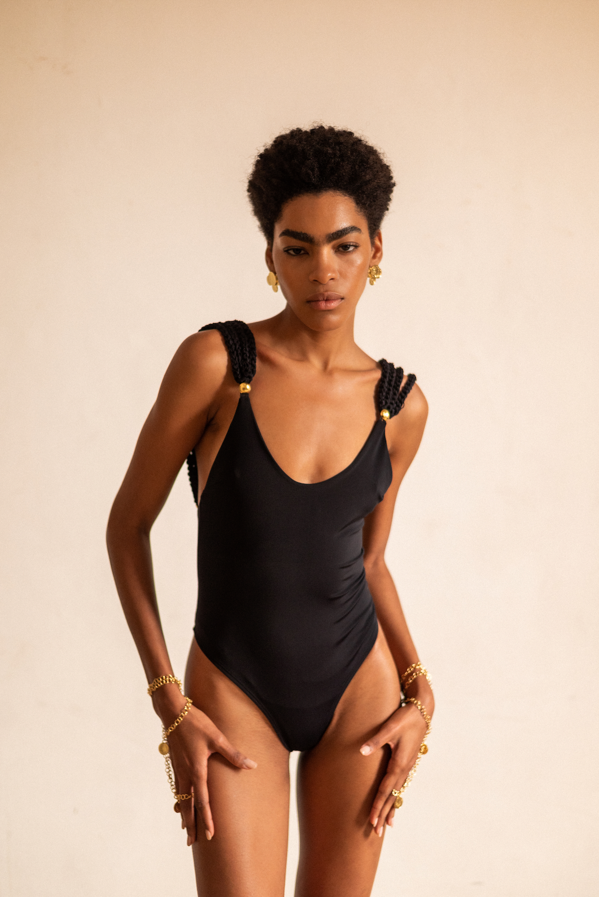 SWIMSUIT GRETA CON CADENETA - Daniela Bustos Maya