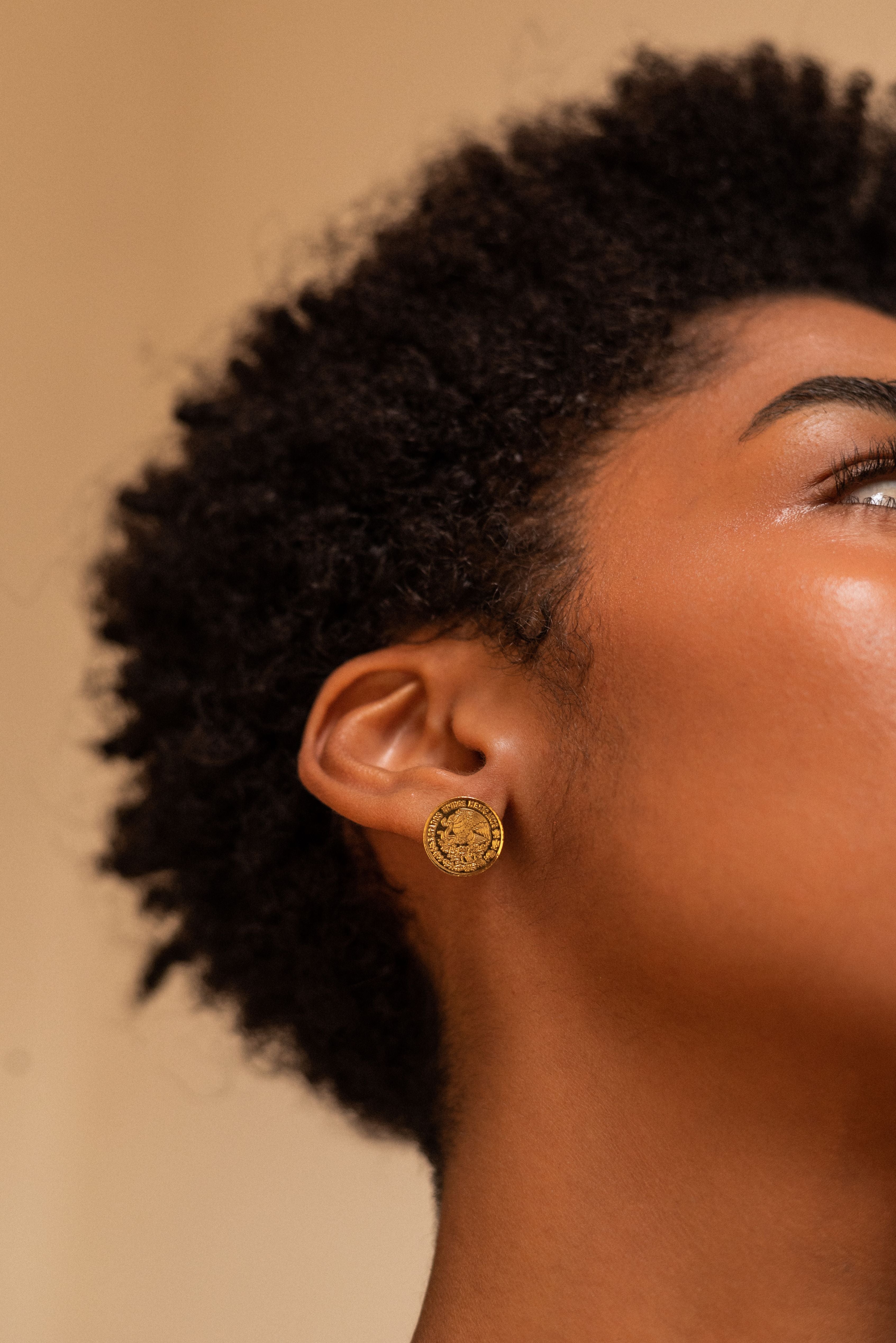 Aretes Mini Cuauhtemoc - Daniela Bustos Maya