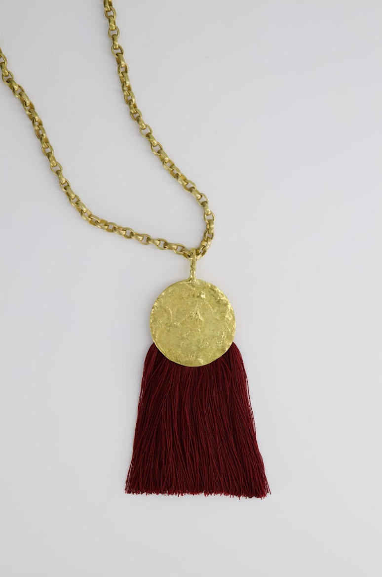 CADENA TRAVESIA GRANATE