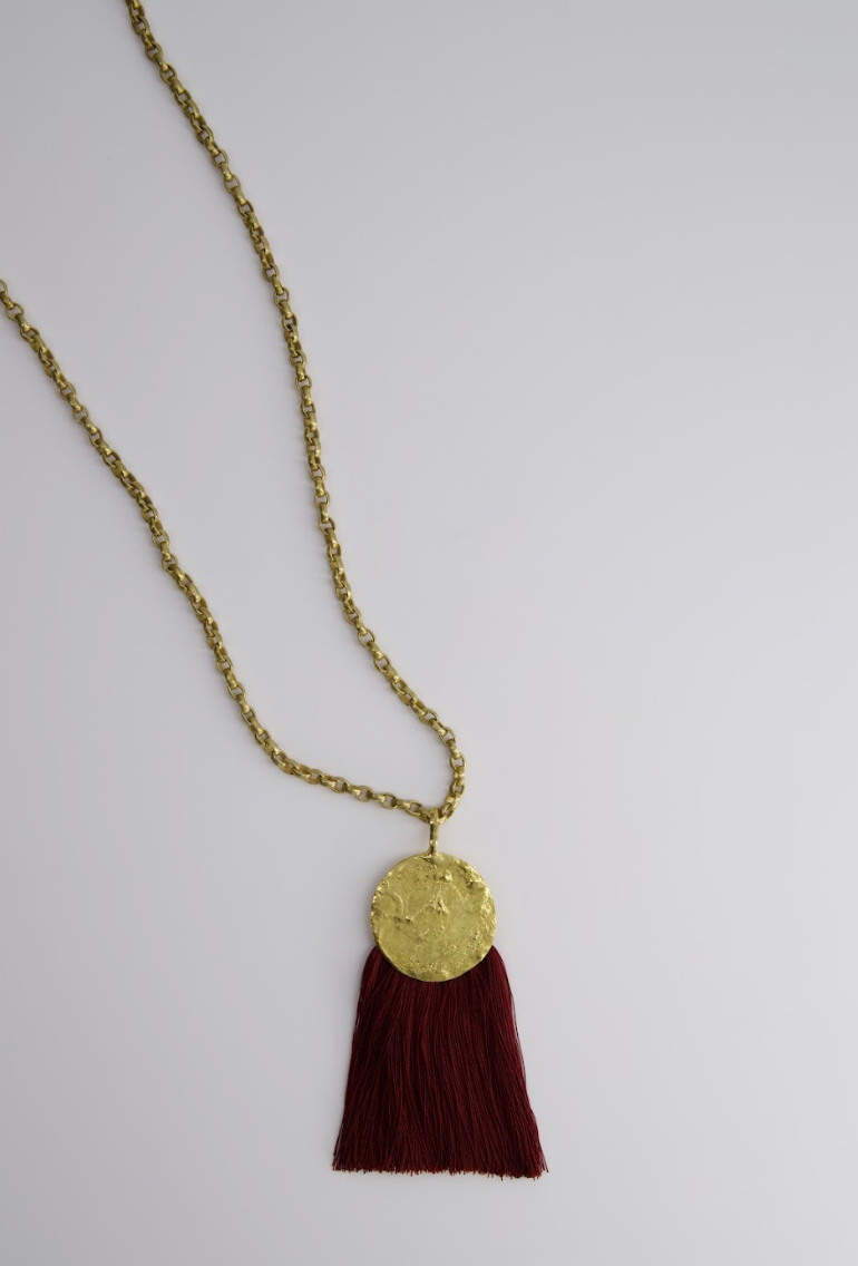 CADENA TRAVESIA GRANATE