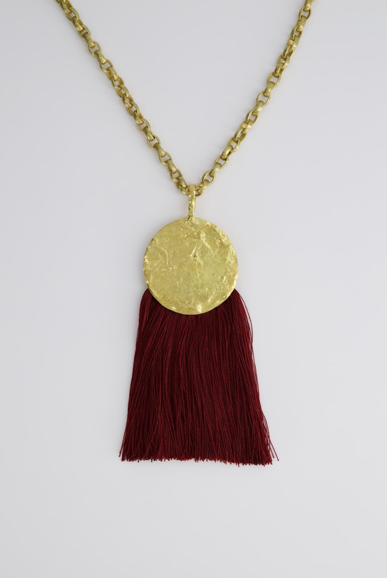CADENA TRAVESIA GRANATE